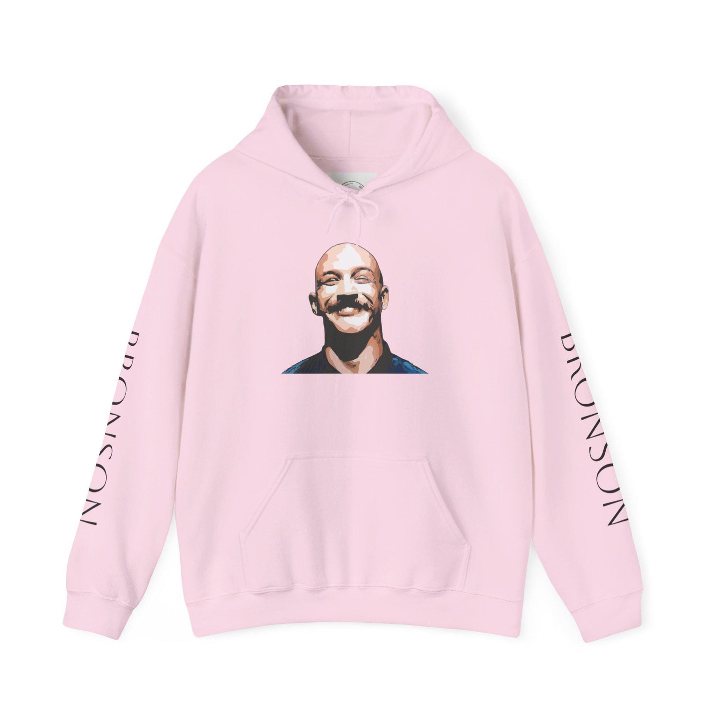 Smiling Bronson Hoodie | Bronson Sleeve Print
