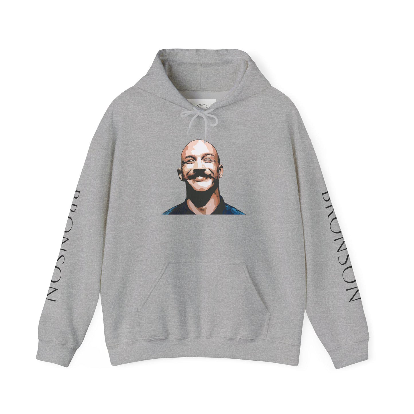 Smiling Bronson Hoodie | Bronson Sleeve Print