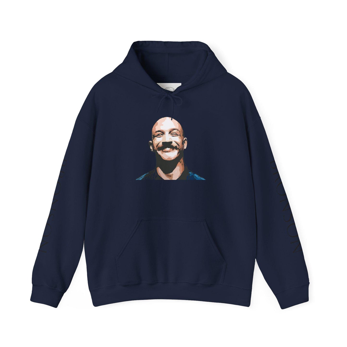 Smiling Bronson Hoodie | Bronson Sleeve Print