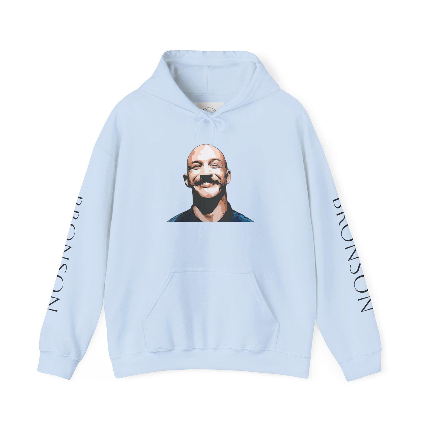 Smiling Bronson Hoodie | Bronson Sleeve Print