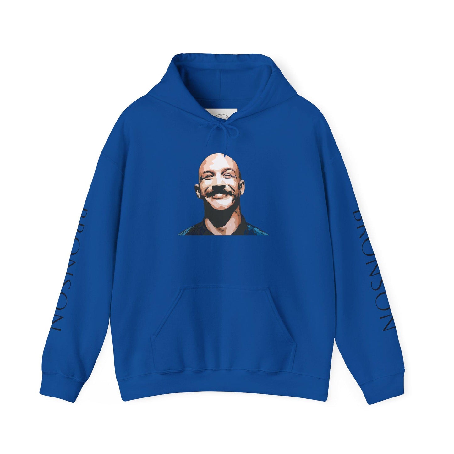 Smiling Bronson Hoodie | Bronson Sleeve Print