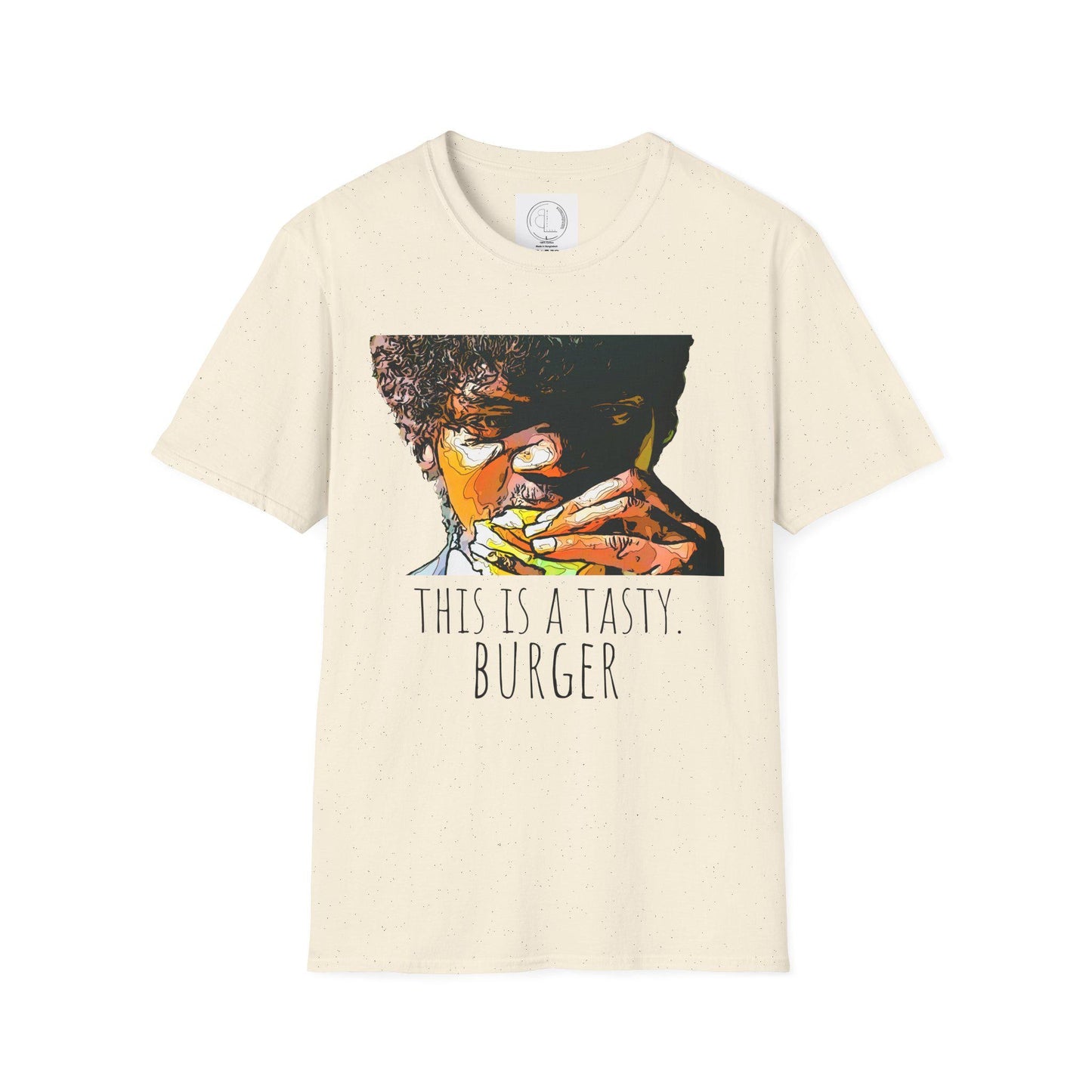 This Is A Tasty Burger T-Shirt | Retro Illustration, Eating Scene