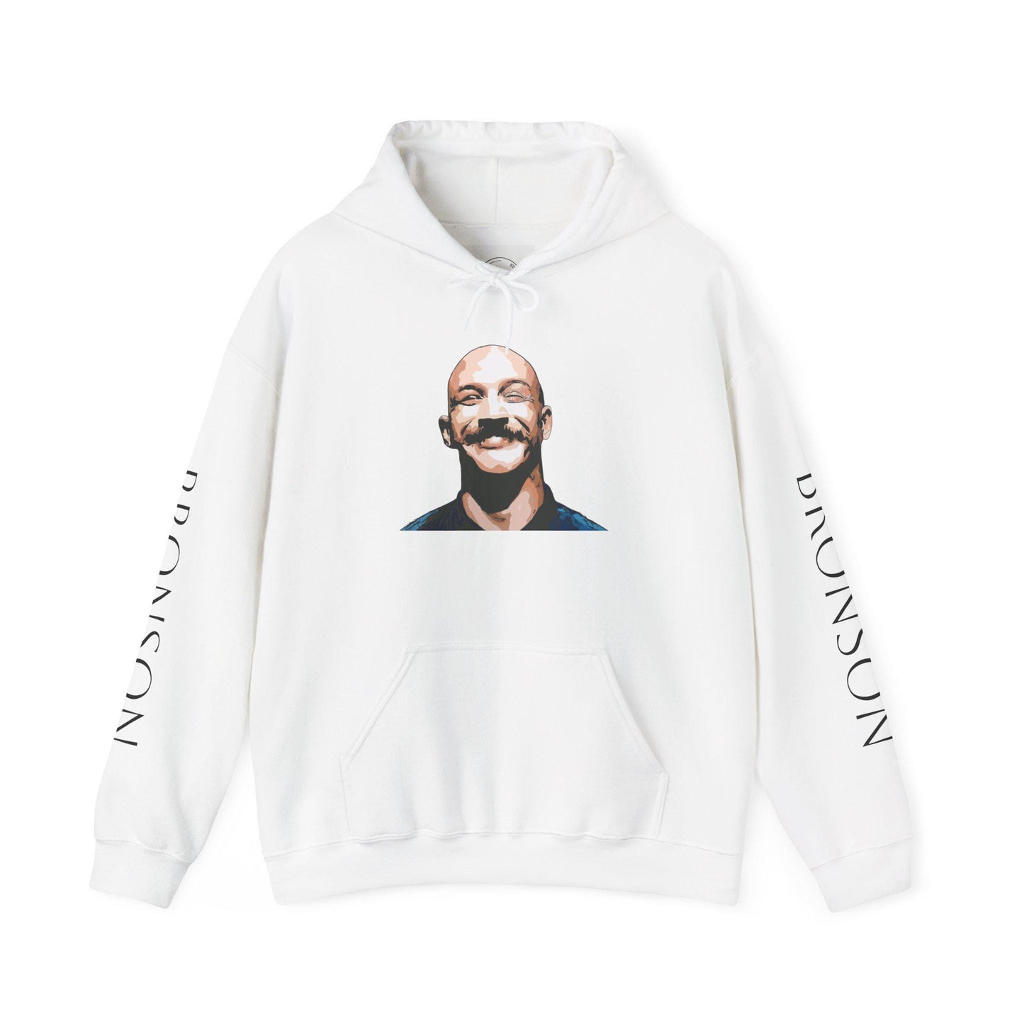 Smiling Bronson Hoodie | Bronson Sleeve Print