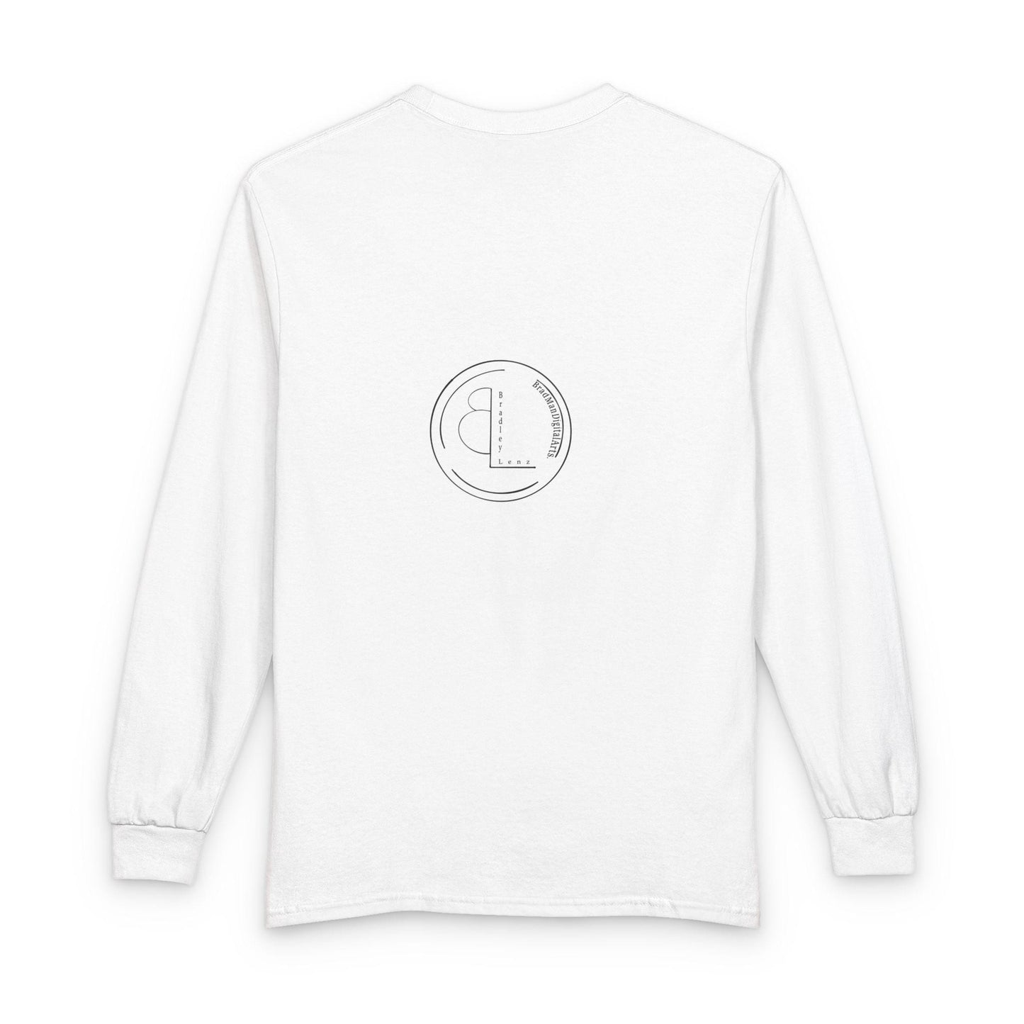 Electric Warrior graphic Long Sleeve Shirt | Neon Lightning anime design